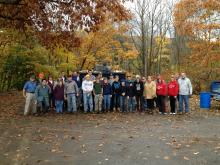 Group at the end of the day (some volunteers left earlier)