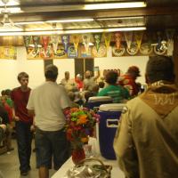 First night's Cracker Barrel meeting.